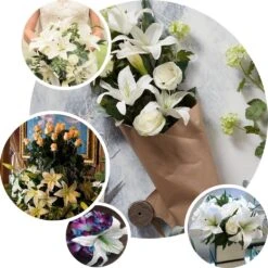 6 Bushes | Red Artificial High Quality Silk Lily Flowers, Faux Lilies -Home Decor Promotional Store 2.progressive f955fb15 8800 42fe abc8 bcf3ba0cef2d