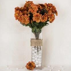 4 Bushes | Artificial High Quality Silk Zinnia Flowers -Home Decor Promotional Store ARTI 1140 AUTM 02 d93b671e 9a58 4305 a0ca 8062d04ae26c