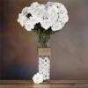 4 Bushes | Artificial High Quality Silk Zinnia Flowers