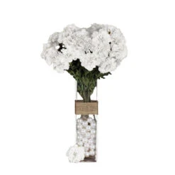 4 Bushes | Artificial High Quality Silk Zinnia Flowers -Home Decor Promotional Store ARTI 1140 WHTx4 99 grande.progressive dd712654 371e 479e 9da8 6071e8d39500