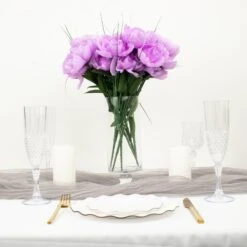 12 Bushes | Silk Peonies Bouquet, Artificial Flower Arrangements 23 12 Bushes | Silk Peonies Bouquet, Artificial Flower Arrangements -Home Decor Promotional Store ARTI 1904 LAV D03