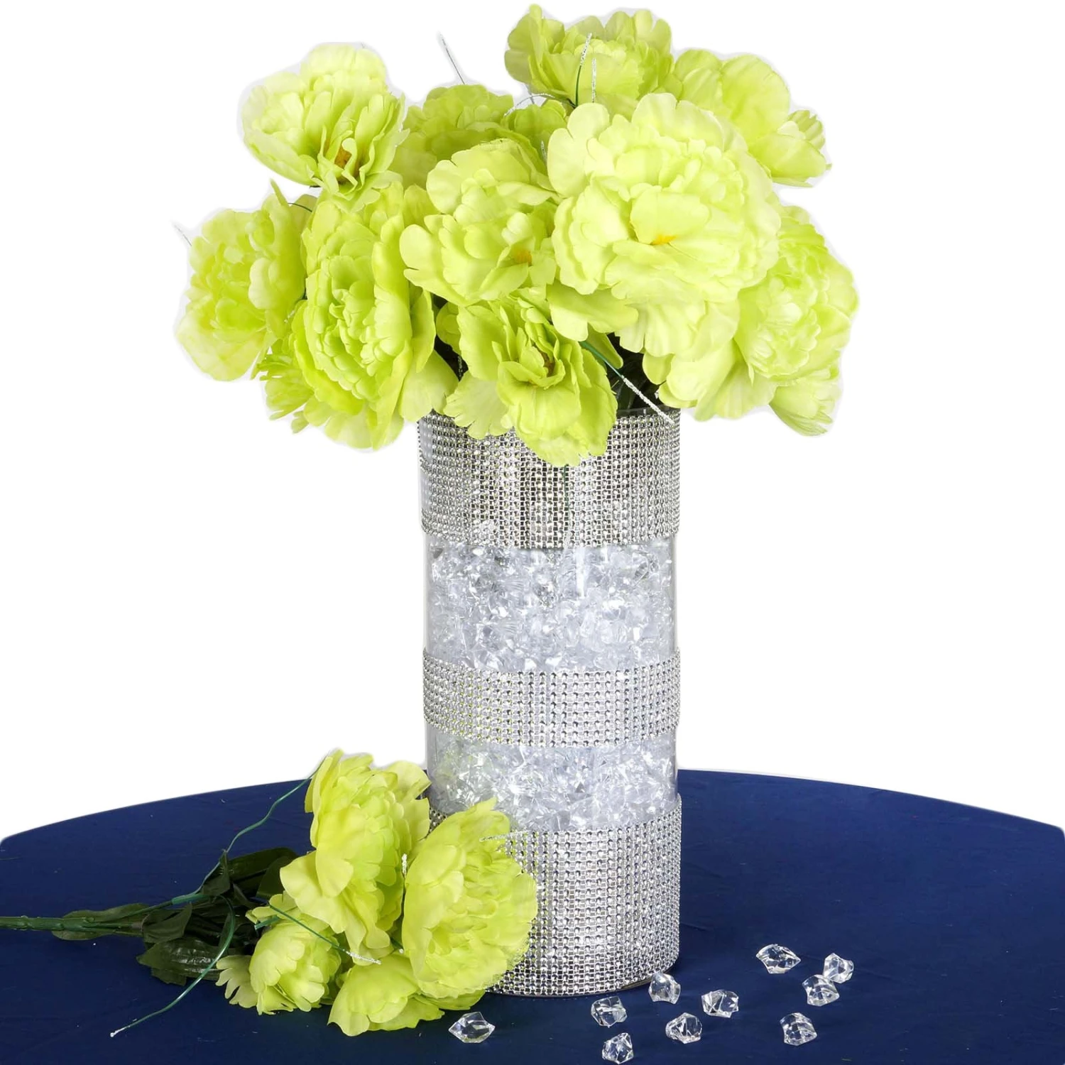 12 Bushes | Silk Peonies Bouquet, Artificial Flower Arrangements 17 12 Bushes | Silk Peonies Bouquet, Artificial Flower Arrangements - Image 17