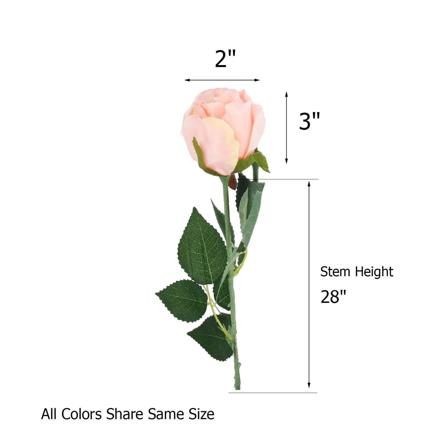 24pcs Long Stem Artificial Silk Roses Flowers 31" 5 24pcs Long Stem Artificial Silk Roses Flowers 31" - Image 5