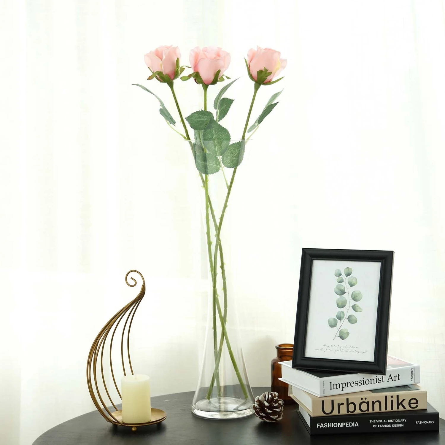 24pcs Long Stem Artificial Silk Roses Flowers 31" 12 24pcs Long Stem Artificial Silk Roses Flowers 31" - Image 12