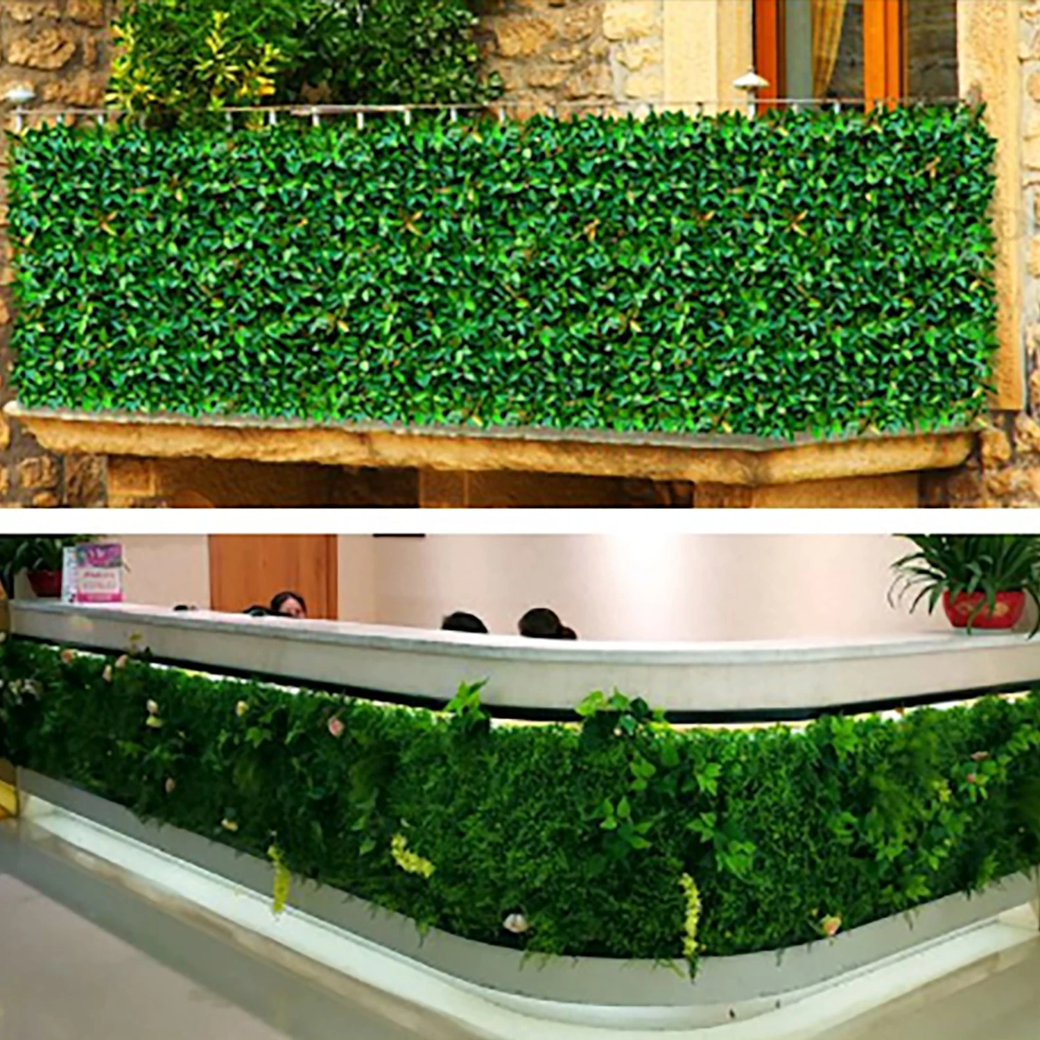 11 Sq Ft. | 4 Panels Green Boxwood Hedge Garden Wall Backdrop Mat 12 11 Sq Ft. | 4 Panels Green Boxwood Hedge Garden Wall Backdrop Mat - Image 12