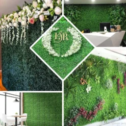 Dark Green Boxwood Hedge Garden Wall Backdrop Mat 4 Artificial Panels 11 Sq Ft. -Home Decor Promotional Store ARTI 5062 GRN EBC2 ea72e8e5 4340 4dc6 a24b 3d4625450af7