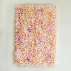 UV Protected Assorted Flower Wall Mat Backdrop 4 Artificial Panels 13 Sq Ft. -Home Decor Promotional Store ARTI 5063 PKCHMP 02