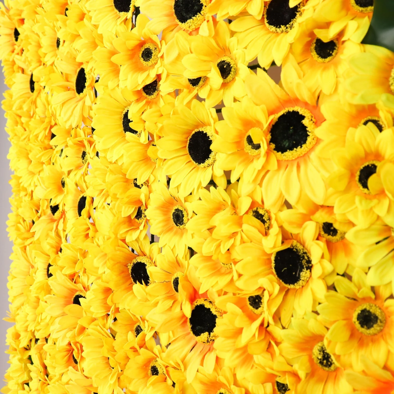 Artificial Sunflower Wall Mat Backdrop, Flower Wall Decor, Indoor/Outdoor UV Protected 4 Artificial Panels 11 Sq Ft. 7 Artificial Sunflower Wall Mat Backdrop, Flower Wall Decor, Indoor/Outdoor UV Protected 4 Artificial Panels 11 Sq Ft. - Image 7