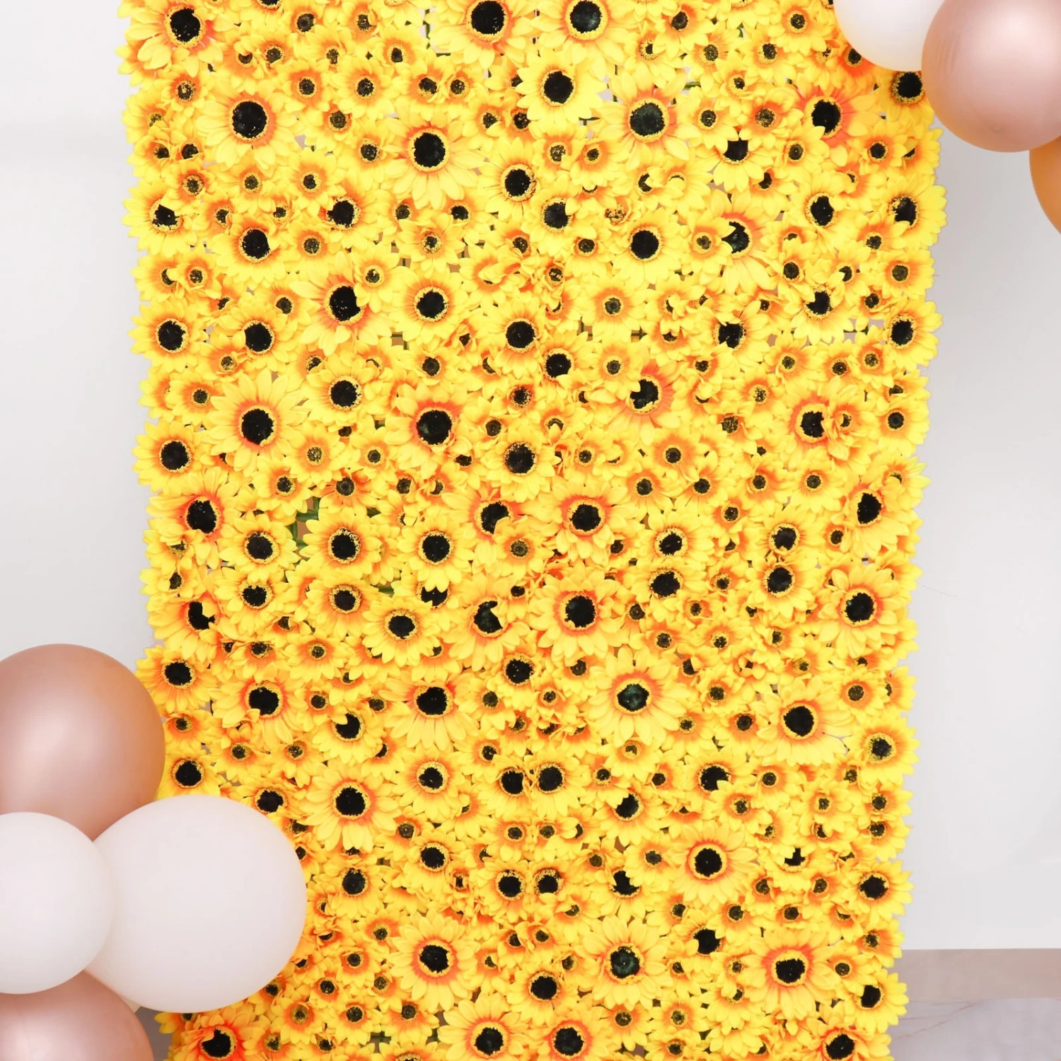 Artificial Sunflower Wall Mat Backdrop, Flower Wall Decor, Indoor/Outdoor UV Protected 4 Artificial Panels 11 Sq Ft. 5 Artificial Sunflower Wall Mat Backdrop, Flower Wall Decor, Indoor/Outdoor UV Protected 4 Artificial Panels 11 Sq Ft. - Image 5