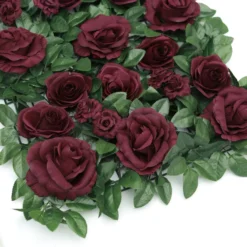 Easy-Install Silk Rose Flower Mat Wall Panel Backdrop 3 Sq Ft. -Home Decor Promotional Store ARTI 5069 BURG D04.progressive d4b97283 6ee0 4190 bde1 e25eca156de9