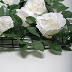 Easy-Install Silk Rose Flower Mat Wall Panel Backdrop 3 Sq Ft. -Home Decor Promotional Store ARTI 5069 WHT D04.progressive 4abda52c 5249 46a7 9b74 00791a0867d9