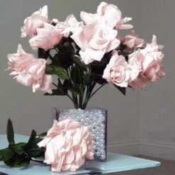12 Bushes Artificial Premium Silk Blossomed Rose Flowers 84 Roses -Home Decor Promotional Store ARTI 84OPN 046 D02 8e5793b1 a89f 45b5 a69c 5c221925fd31
