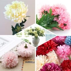 4 Bushes Artificial Silk Chrysanthemums 56 Faux Flowers -Home Decor Promotional Store ARTI 9043 EBC2.progressive 2746941c 70e9 4596 8712 18a357d5175d
