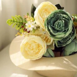 2 Bushes | Artificial Silk Peony Flower Bouquet Spray -Home Decor Promotional Store ARTI BOUQ PEO01 084 D01 1000x 1021f101 5ce2 4a69 a33f 011a4a374af5