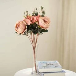 2 Bush | Artificial Silk Peony, Rose & Hydrangea Flower Bouquet -Home Decor Promotional Store ARTI BOUQ PEO03 046 1000x b77355ee 74d9 4084 b5eb 53aba5cf1b20