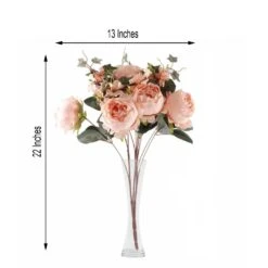2 Bush | Artificial Silk Peony, Rose & Hydrangea Flower Bouquet -Home Decor Promotional Store ARTI BOUQ PEO03 046 98 1000x d3f0cab1 1939 4b59 823a f7186c835d37