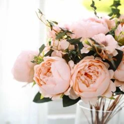 2 Bush | Artificial Silk Peony, Rose & Hydrangea Flower Bouquet -Home Decor Promotional Store ARTI BOUQ PEO03 046 D01 1000x ab0be96c a3a2 479e 91d0 377a46cf1915