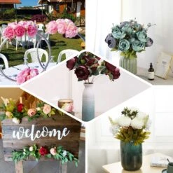 2 Bush | Artificial Silk Peony, Rose & Hydrangea Flower Bouquet -Home Decor Promotional Store ARTI BOUQ PEO03 EBC2.progressive 6c958343 baf9 4bc5 b8e0 79768cc1b5ee