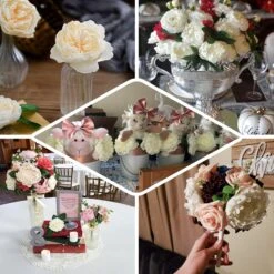 16 Pcs Cream Artificial Foam Blooming Peonies With Stem Box Set, DIY Bouquet Centerpiece 4" -Home Decor Promotional Store ARTI FOAMMIX 01 EBC2.progressive a9f47c05 8015 4b4f b87e bae416ee9369