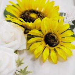 40 Pcs Artificial Rose & Silk Sunflower With Stem Box Set, Mixed Faux Floral Arrangements - Cream/White -Home Decor Promotional Store ARTI FOAMMIX 04 CRMWHT D04.progressive 1c4a95c8 2c36 413b a12d 693386ae4be2