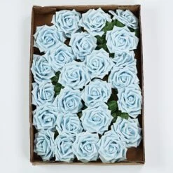 24 Roses Artificial Foam Flowers With Stem & Leaves 5" -Home Decor Promotional Store ARTI FOAMRS05 5 086 D08.progressive dff98d03 7756 4004 8501 ba19417fd993