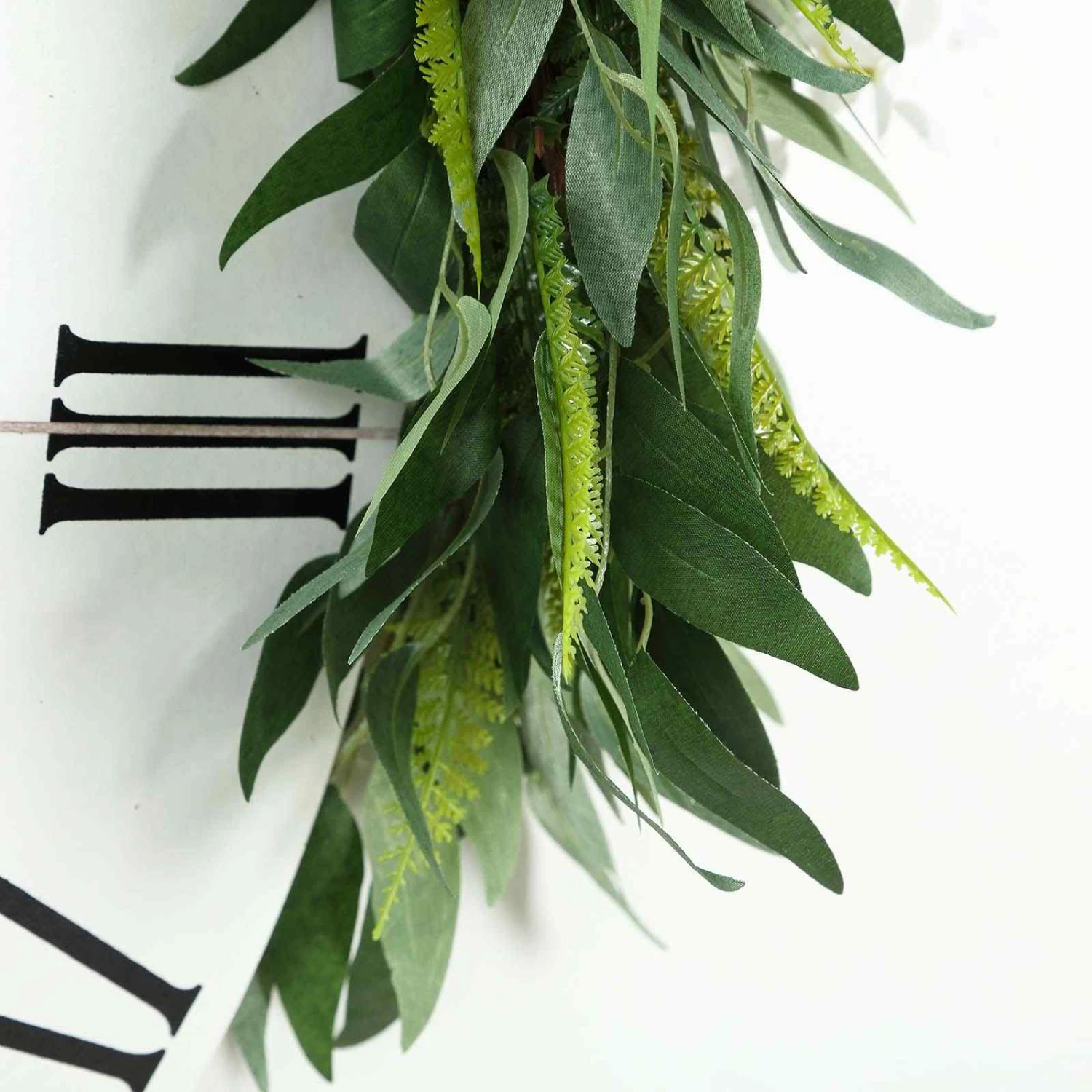 Real Touch Green Artificial Willow And Frond Leaves Garland Vine 4ft 10 Real Touch Green Artificial Willow And Frond Leaves Garland Vine 4ft - Image 10