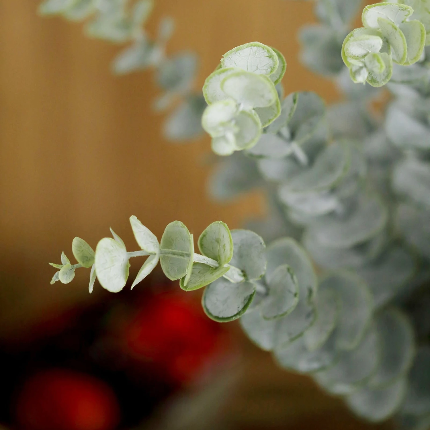 30 Stems Frosted Green Artificial Eucalyptus Sprays, Faux Plants 17" 10 30 Stems Frosted Green Artificial Eucalyptus Sprays, Faux Plants 17" - Image 10