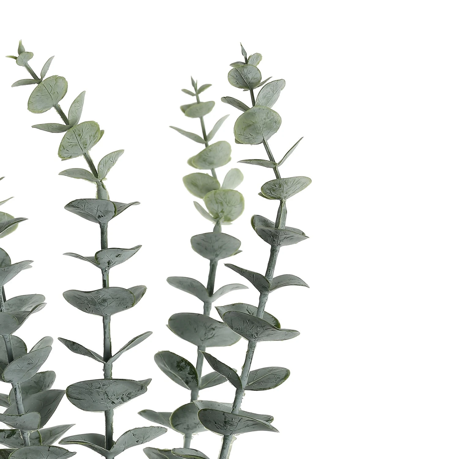 30 Stems Frosted Green Artificial Eucalyptus Sprays, Faux Plants 17" 12 30 Stems Frosted Green Artificial Eucalyptus Sprays, Faux Plants 17" - Image 12