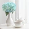 5 Bushes Artificial Silk Hydrangea Flower Bouquets