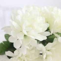 12 Bushes Artificial Silk Chrysanthemum Flower Bouquets -Home Decor Promotional Store ARTI MUM2027 CRM D09