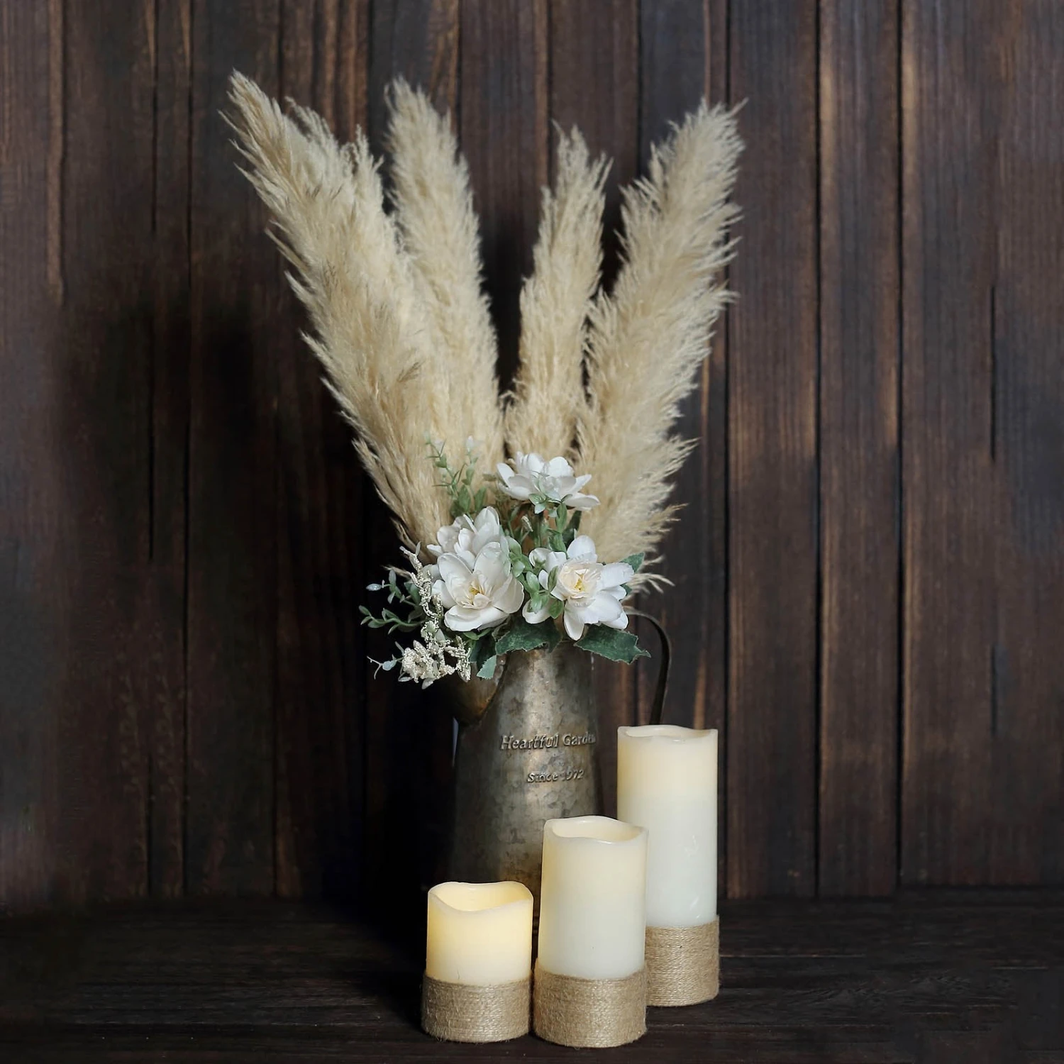 6 Stems Dried Natural Pampas Grass Plant Sprays 49" 13 6 Stems Dried Natural Pampas Grass Plant Sprays 49" - Image 13