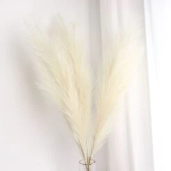 3 Stems Artificial Pampas Grass Plant Sprays, Faux Branches Vase Flower Arrangement 44" -Home Decor Promotional Store ARTI PAMP 002 L CRM D10.progressive e0fbab1f eecc 428c b25b 8934f43f5e43