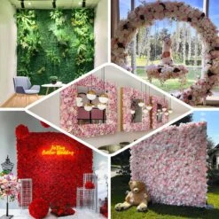 10 Pack Dark Green DIY Plastic Mesh Flower Wall Panel Fences, Artificial Plant Wall Backdrop Grid Frames 24"x16" 15 10 Pack Dark Green DIY Plastic Mesh Flower Wall Panel Fences, Artificial Plant Wall Backdrop Grid Frames 24"x16" -Home Decor Promotional Store ARTI PAN01 2416 GRN EBC2