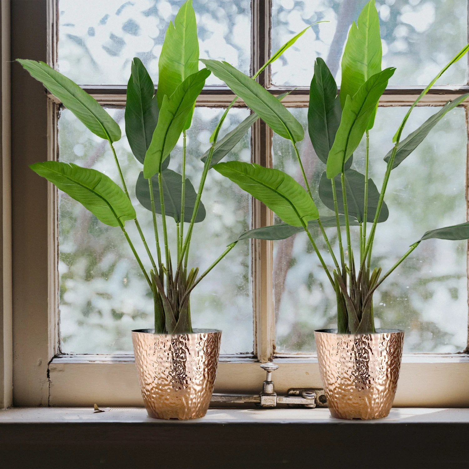 2 Pack Faux Potted Bird Of Paradise Plant 10 2 Pack Faux Potted Bird Of Paradise Plant - Image 10