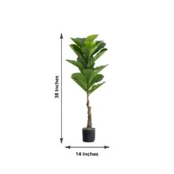 2 Pack Artificial Fiddle Leaf Fig Tree Potted Indoor Planter 3ft -Home Decor Promotional Store ARTI POT TROP002 S GRN 98.progressive fea1b515 49bf 42ec b9e7 157d87e3b3f8