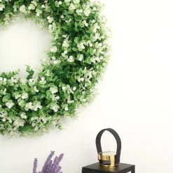 2 Pack White Tip Artificial Lifelike Genlisea Leaf Spring Wreath 21" -Home Decor Promotional Store ARTI RING GRN L 02 WHT D04.progressive c7d99bcf 50e0 4f15 84e9 a82051875e02