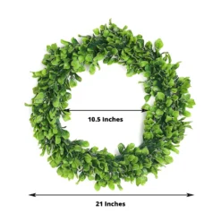 2 Pack Green Artificial Lifelike Jasmine Leaf Spring Wreaths 21" -Home Decor Promotional Store ARTI RING GRN L 03 99.progressive.progressive 5d54ced9 44ff 4733 910d 2b80f2a49824