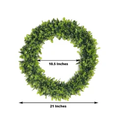 2 Pack Green Artificial Lifelike Boxwood Leaf Spring Wreaths 21" -Home Decor Promotional Store ARTI RING GRN L 04 99.progressive.progressive ac3b89c2 df96 40d0 a68a 1b28655f20ab