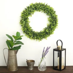 2 Pack Green Artificial Lifelike Boxwood Leaf Spring Wreaths 21" -Home Decor Promotional Store ARTI RING GRN L 04 01.progressive f26deb87 fc3d 4a58 8f24 c55fa05d4c20