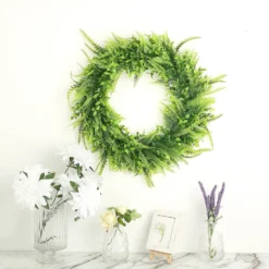 2 Pack Artificial Lifelike Boxwood Fern Mix Spring Wreaths 22" -Home Decor Promotional Store ARTI RING GRN L 06 D02.progressive 3ed26e5f d67d 43db a494 80275fecfd71