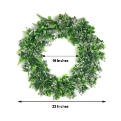 2 Pack Artificial Lifelike Boxwood Fern Mix Spring Wreaths 22" -Home Decor Promotional Store ARTI RING GRN L 06 WHT 99.progressive.progressive 41a8f792 f5c9 4d2b 8d51 713d1bd504fb