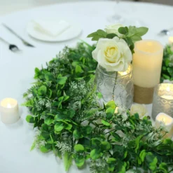 2 Pack Artificial Lifelike Boxwood Fern Mix Spring Wreaths 22" -Home Decor Promotional Store ARTI RING GRN L 06 WHT D01.progressive 79488108 772c 4d14 b7de 8f921157f297