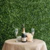 11 Sq Ft. | 4 Panels Green Boxwood Hedge Garden Wall Backdrop Mat