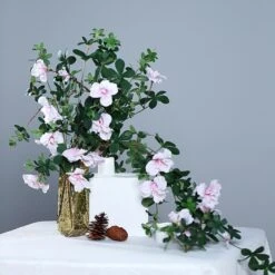 Artificial Silk Hanging Rhododendron Flower Vine Bush 30" -Home Decor Promotional Store ARTI VINE01 046 01