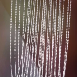 15 Strands | 15ft Crystal Beaded Ceiling Drape Curtains & Hanging Kit -Home Decor Promotional Store BKDP CEIL CLR 15 D05.progressive ac31b9d4 ea8c 4714 acbe 650e210495b1