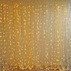 Sheer Organza & LED Lights Photography Backdrop -Home Decor Promotional Store BKDP LED02 GOLD 2.progressive 24034957 53e3 4281 a34e 4d2b46c8ceca