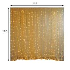 Sheer Organza & LED Lights Photography Backdrop -Home Decor Promotional Store BKDP LED02 GOLD 98 grande.progressive 2a416e8b 9195 46e2 bb7d 10d76f47cdcb