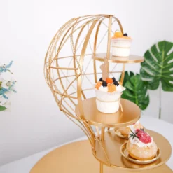 Gold 4-Tier Hot Air Balloon Metal Riser, Dessert Display Stand 19" -Home Decor Promotional Store CAKE MET 002 GOLD D05.progressive 5c413a4d 331f 46d0 9a5a e1db8e7ea2b3