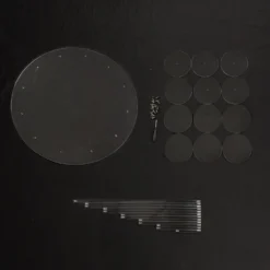 12-Arm Tiered Clear Acrylic Dessert Display Stand, Multi-layer Round Tray Serving Rack 29" Tall 26 12-Arm Tiered Clear Acrylic Dessert Display Stand, Multi-layer Round Tray Serving Rack 29" Tall -Home Decor Promotional Store CAKE PLST 003 12 CLR D10