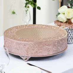 Embossed Pedestal Riser, Matte Metal Display Stand 18" Round 32 Embossed Pedestal Riser, Matte Metal Display Stand 18" Round -Home Decor Promotional Store CAKE RND1 18 RG D01.progressive db1a834c 71fc 498d 8aea 376704f6d2e4